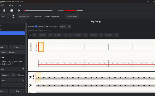 Guitar Tab Studio screenshot 2