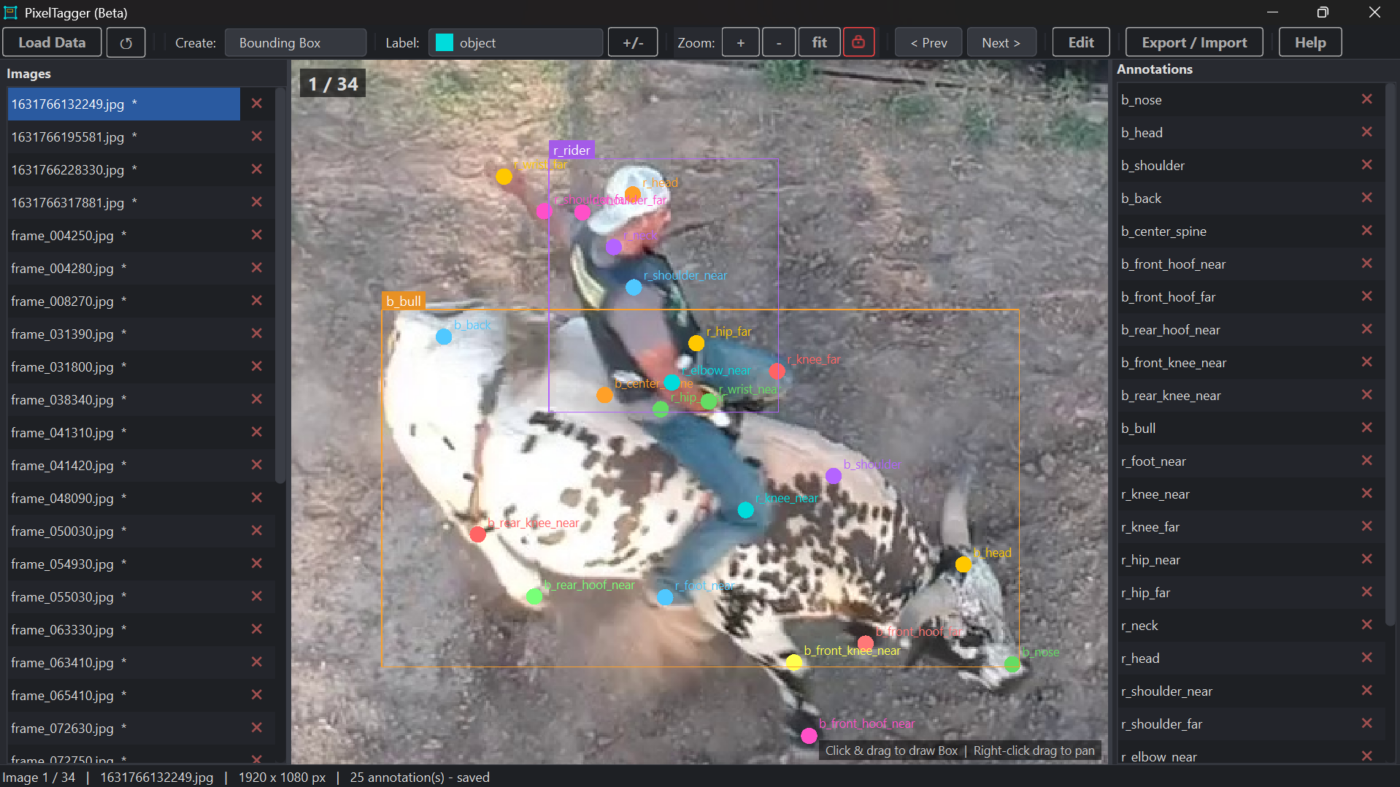 PixelTagger screenshot