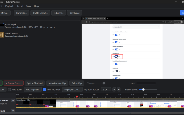 Tutorial Producer screenshot 2