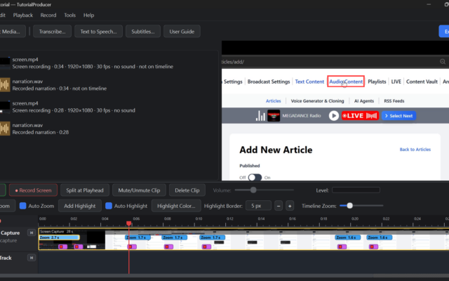 Tutorial Producer screenshot 3